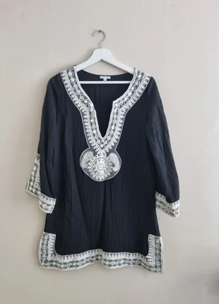 Zwarte tuniek Debbie Katz South Beach, maat L – als nieuw!, marque: Debbie Katz - South Beach, état: Très bon état, taille: L / 40 / 12, 10,00 €, 11,20 € Protection acheteurs incluse