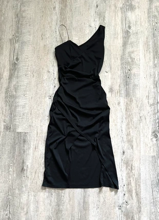 Robe de soirée noir Asymétrique Taille S, merk: Fashion, staat: Heel goed, maat: S / 36 / 8, € 14,00, € 15,40 inclusief Kopersbescherming