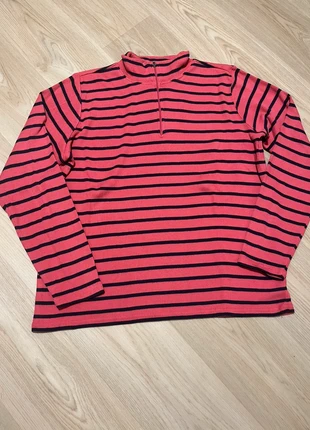 Pull 1/4 Zip Half Zip camionneur à rayures L.L. Bean - L, brand: L.L. Bean, condizioni: Ottime, taglia: L / IT 44 / EU 40, €11.00, €12.25 include la Protezione acquisti