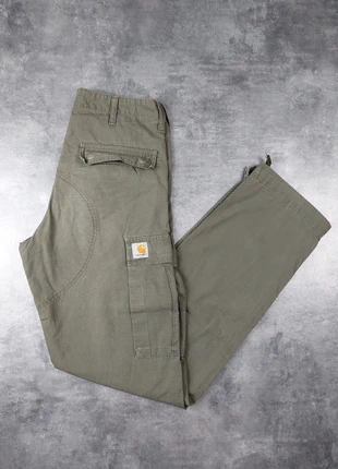 Pantalon Cargo Carhartt kaki taille 28×34, marca: Carhartt, estado: Muito bom, tamanho: S, €19.90, €21.60 inclui Proteção do Comprador Pro