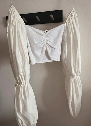 Top Branco Manga Comprida Original Puff Zara Tamanho S, merk: Zara, staat: Nieuw zonder prijskaartje, maat: S / 36 / 8, € 7,00, € 8,05 inclusief Kopersbescherming