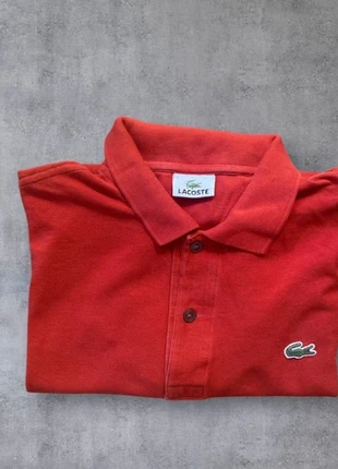 Polo Lacoste Red Vintage Rugby Short Sleeve Chief Keef Monogram Old Money 90's, merk: Lacoste, staat: Heel goed, maat: M, € 22,00, € 23,80 inclusief Kopersbescherming