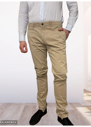 Pantaloni chino beige uomo Zara Basic, marke: Zara, zustand: Gut, größe: W36 | DE 52, 8,00 €, 9,10 € inklusive Vinted-Käuferschutz