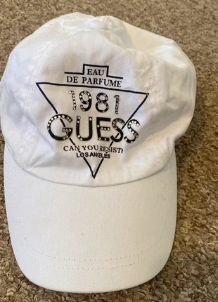 Guess By Marciano White Cap, brand: Guess by Marciano, condition: Good, size: One size, £8.00, £9.10 includes Buyer Protection
