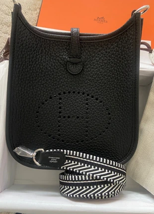 Hermès - Sac Evelyne 16 Amazone Taurillon Clémence Sangle Cavale, brand: Hermès, condition: New with tags, €3,150.00, €3,308.20 includes Buyer Protection