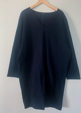Robe oversize marine en majorité laine COS #robes #laine #cos, brand: COS, condition: Very good, size: S / 36 / 8, €28.00, €30.10 includes Buyer Protection Pro