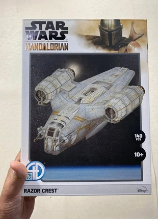 Puzzle 3D Star Wars The Mandalorian Razor Crest (140 pcs), marca: Razor, estado: Muito bom, €25.00, €26.95 inclui Proteção do Comprador