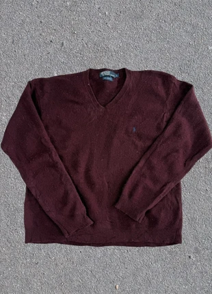 Pull Ralph Lauren 100% laine bordeaux foncé taille L, marca: Ralph Lauren, estado: Muito bom, tamanho: L, €29.90, €32.10 inclui Proteção do Comprador Pro
