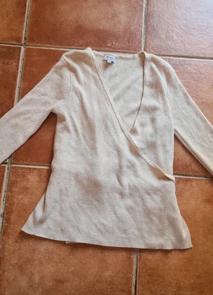 Cross over ribbed cardigan - size 40 (12), brand: Fórmula Joven, condition: Good, size: L / UK 16-18, £3.00, £3.85 includes Buyer Protection