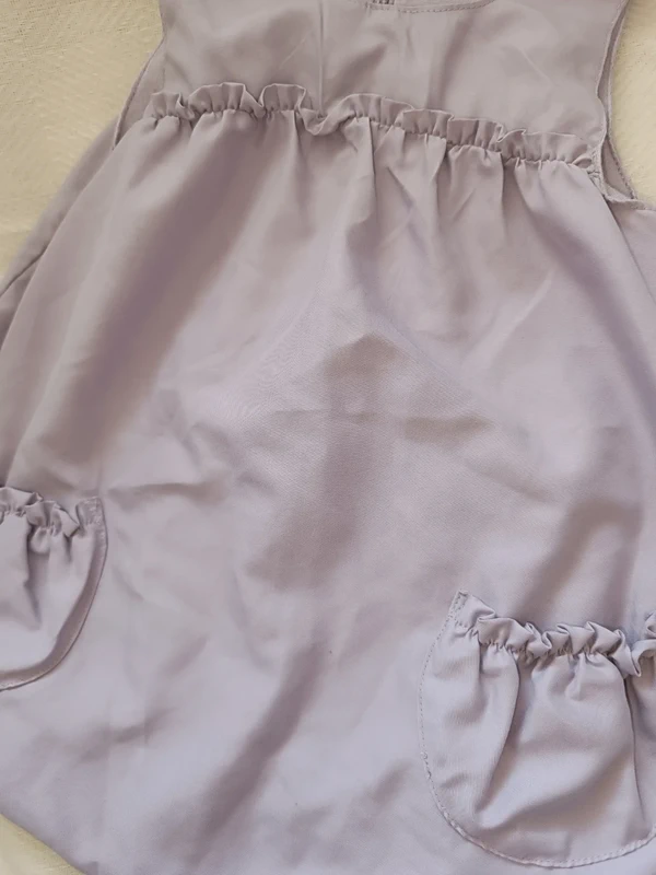 🎀 robe uni couleur lilas taille 18 mois 🎀 - photo numéro 2