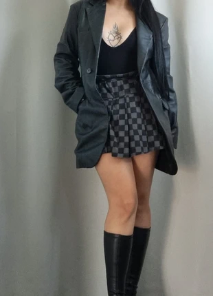 Blazer en cuir véritable, brand: ASOS, condition: Very good, size: S / 36 / 8, €40.00, €42.70 includes Buyer Protection