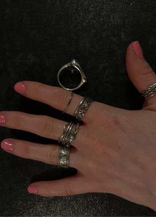 Silver ring bundle, condition: New without tags, size: Adjustable, £15.00, £16.45 includes Buyer Protection