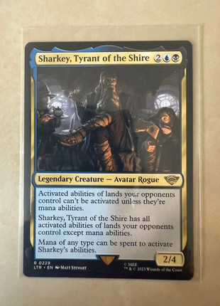 MTG Lord of the Rings Sharky, tyrant of the shire R 0229, marque: Magic: The Gathering, état: Neuf sans étiquette, 1,30 €, 2,07 € Protection acheteurs (Pro) incluse