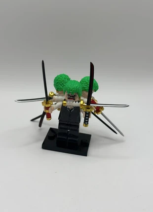 Figurine type LEGO – Roronoa Zoro Ashura – One Piece – Mugiwara, merk: OnePiece, staat: Heel goed, maat: Prematuur, tot 44 cm, € 5,50, € 6,48 inclusief Kopersbescherming