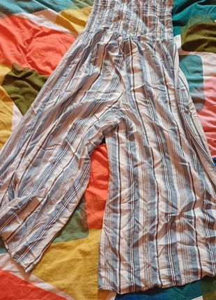 Striped Palazzo Jumpsuit – Lightweight & Comfy, brand: Ocean Wear, condition: Good, size: M / 10, £5.00, £5.95 includes Buyer Protection