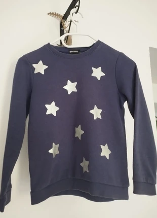 Sweat fille 10 ans – marine étoiles argent – intérieur doux – Inextenso, brand: In Extenso, condizioni: Ottime, taglia: 10 anni / 140 cm, €7.00, €8.05 include la Protezione acquisti