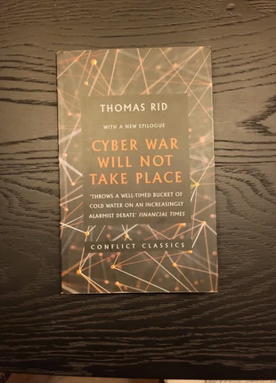 Thomas Rid - Cyber war will not take place, staat: Heel goed, € 5,00, € 5,95 inclusief Kopersbescherming
