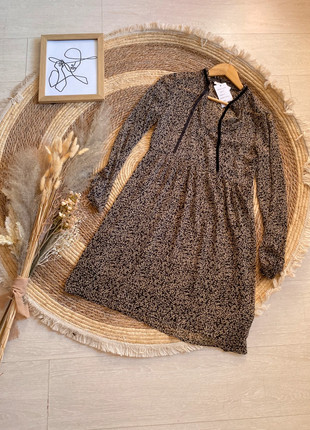 Robe motif beige et noire transparente taille M promod, marque: Promod, état: Bon état, taille: M / 38 / 10, 5,00 €, 5,95 € Protection acheteurs (Pro) incluse