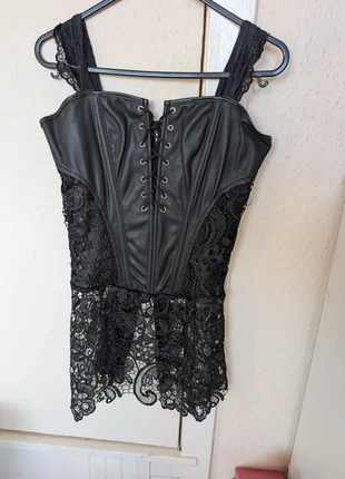 Black gothic corset, condition: Very good, size: XS / 6, £3.00, £3.85 includes Buyer Protection