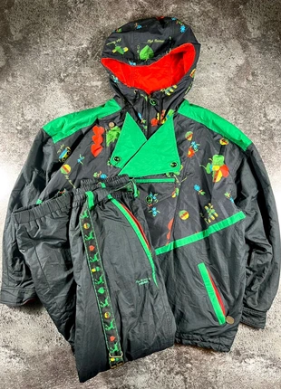 Ensemble combinaison HEAD High Bavarian vintage ski suit 80s/90s noir/vert M/L, marque: Head, état: Très bon état, taille: L, 70,00 €, 74,20 € Protection acheteurs incluse