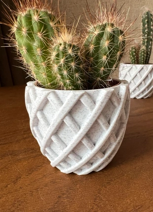 3D geprint bloempotje (1 stuks of zie omschrijving), staat: Nieuw zonder prijskaartje, € 4,50, € 5,43 inclusief Kopersbescherming