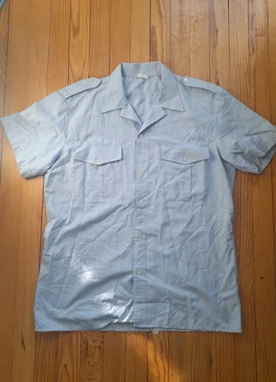 Chemisette militaire française vintage, marque: WORKWEAR, état: Très bon état, taille: 41 cm, 5,90 €, 6,90 € Protection acheteurs incluse