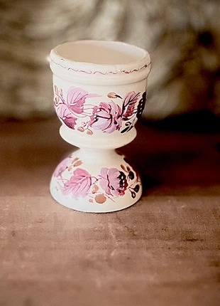 Handgemaakt en handbeschilderd eierdopje, merk: Shabby Chic, staat: Heel goed, € 5,00, € 5,95 inclusief Kopersbescherming