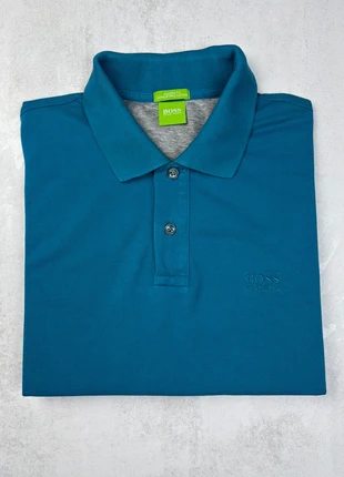 Polo Hugo Boss Homme M Modern Fit Bleu Turquoise – Logo brodé – Élégant Décontracté - Casual chic, brand: Hugo Boss, condition: Very good, size: M, €28.00, €30.10 includes Buyer Protection