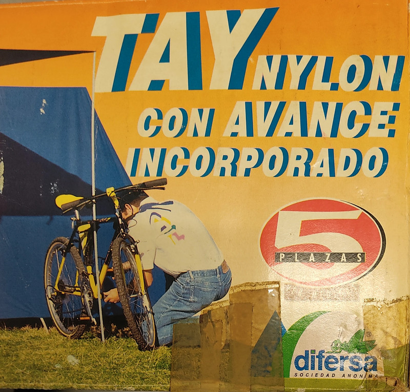 Tienda campaña 5 plazas con avance