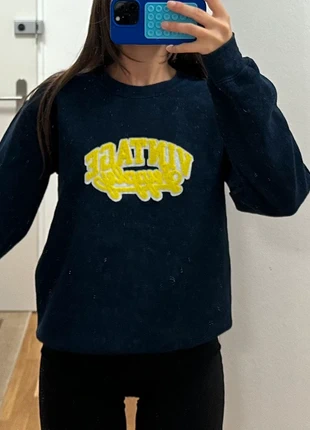 Vintage Supply Overdyed with varsity Patch Unisex -Sweatjacke - navy, marke: Vintage Supply, zustand: Neu, größe: XS / 34 / 6, 28,00 €, 30,10 € inklusive Vinted-Käuferschutz