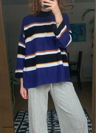 Pull à rayures en coton, staat: Heel goed, maat: XL / 42 / 14, € 15,00, € 16,45 inclusief Kopersbescherming