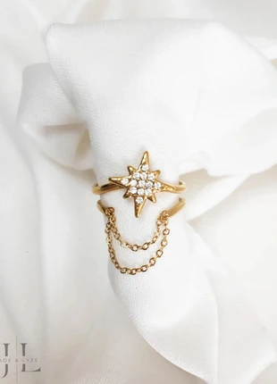 Bague en acier inoxydable, merk: Boutique Parisienne, staat: Heel goed, maat: Aanpasbaar, € 10,00, € 11,20 inclusief Kopersbescherming Pro