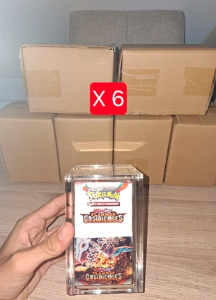 Lot de 6 acryliques pour demi display 18 boosters Pokémon aimantée épaisse anti uv, merk: acrylique demi display, staat: Heel goed, € 84,00, € 88,90 inclusief Kopersbescherming Pro