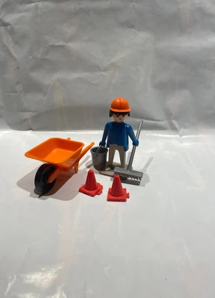 Playmobil bouwvakker met kruiwagen en bezem (vintage), merk: Playmobil, staat: Goed, maat: Universeel, € 2,00, € 2,80 inclusief Kopersbescherming
