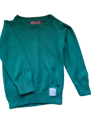 Pull vert foncé enfant, brand: Tissaia, condition: Very good, size: 4 years / 104 cm, 1.00 €, 1.75 € includes Buyer Protection