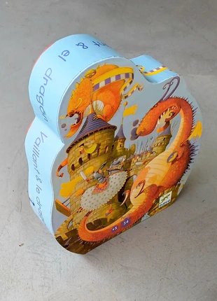 Vaillant and the dragon | Puzzle 5+ by Djeco, marca: Djeco, estado: Muy bueno, 12,90 €, 14,25 € Protección al comprador incluida
