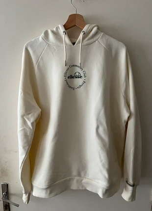 Hoodie Ellesse - Blanc écru Oversize, marque: Ellesse, état: Neuf sans étiquette, taille: S, 10,00 €, 11,20 € Protection acheteurs incluse