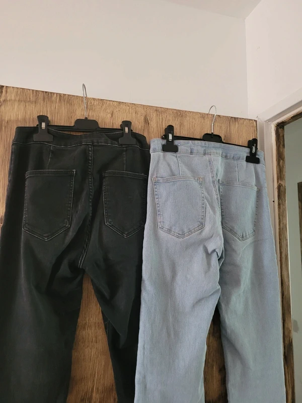 Lot 2 pantalons jeans 38 M - photo numéro 8