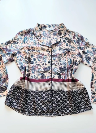 Primark pink paisley pyjama style shirt, marca: Primark, estado: Muy bueno, tamaño: M / 38 / 10, 4,00 €, 4,20 € Protección al comprador incluida