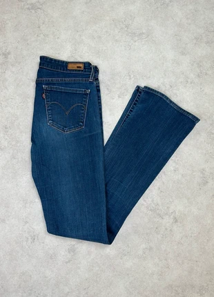 Jeans Pantalon Levi's Coupe évasé Bleu Marine W29 FR 39 Demi Curve Mid Rise Boot Femme, marke: Levi's, zustand: Sehr gut, größe: M / 38 / 10, 19,00 €, 20,65 € beinhaltet Vinted-Käuferschutz Pro