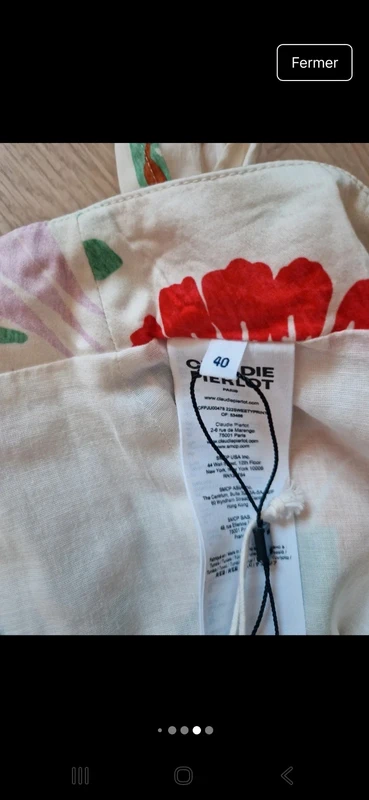 Jupe portefeuille Claudie Pierlot taille 40 neuve - photo numéro 8