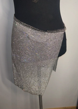 Jupe métal et strass, condition: Very good, size: S / 36 / 8, €45.00, €47.95 includes Buyer Protection