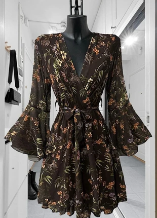 Robe imprimée manches évasées, brand: Boutique Italiana, condition: Very good, size: M / 38 / 10, €35.00, €37.45 includes Buyer Protection Pro