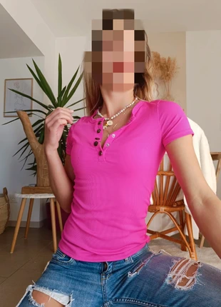 T shirt fluo, estado: Muito bom, tamanho: XS / 34 / 6, €15.00, €16.45 inclui Proteção do Comprador