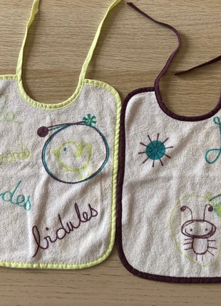 Lot de 3 bavoirs, marque: Inconnu, état: Bon état, 1,00 €, 1,75 € Protection acheteurs incluse