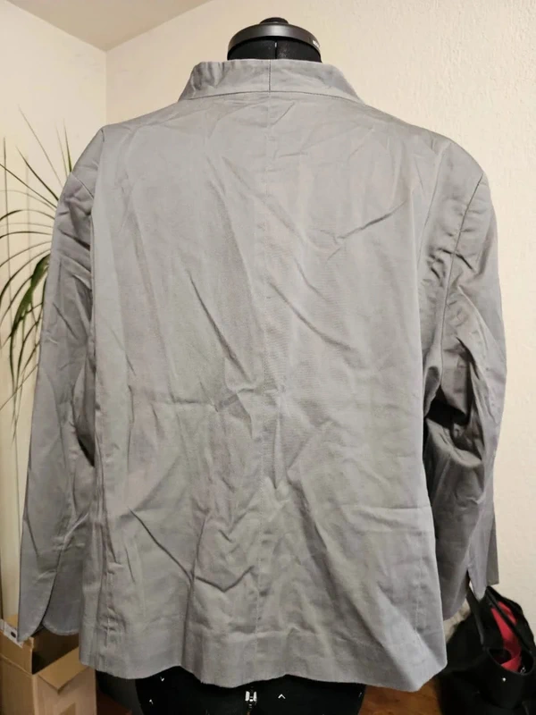 Veste blazer femme gris clair Bonprix - Taille 54/7XL - photo numéro 2
