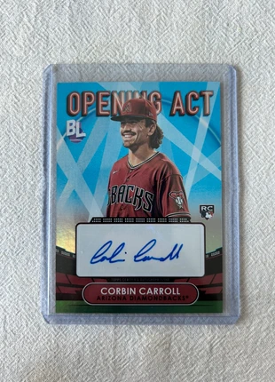 2023 Topps Big League Corbin Carroll Opening Act RC Auto Arizona Diamondbacks, marque: Topps, état: Très bon état, 70,00 €, 74,20 € Protection acheteurs incluse