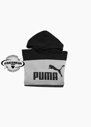 Pull Hoodie Puma Universitaire à Capuche Vintage Sport Gris, Blanc & Noir - S (C81), marca: Puma, estado: Muy bueno, tamaño: S, 10,00 €, 11,20 € Protección al comprador Pro incluida
