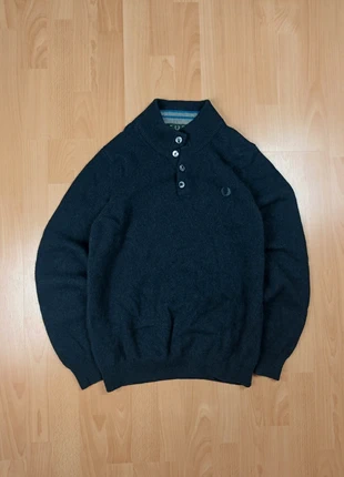 Winter Sweater 100% Wool Made in Italy Fred Perry Prenium Quality Brodé bleu marine - size L, brand: Vintage Dressing, condition: Very good, size: L, €39.95, €42.65 includes Buyer Protection