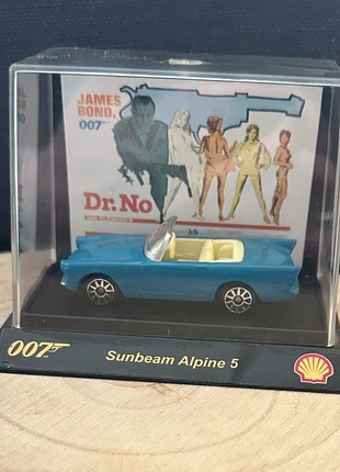 Sunbeam Alpine 5, James Bond 007 Uit de film Goldfinger Modelauto van Shell, merk: Shell, staat: Heel goed, maat: Universeel, € 10,00, € 11,20 inclusief Kopersbescherming